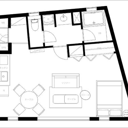 Granado Roppongi Apartment Tokyo Room photo